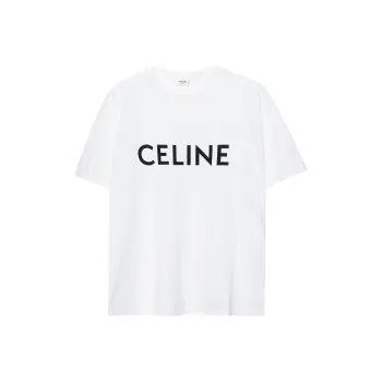 CELINE Loose T SHIRT In Cotton Jersey