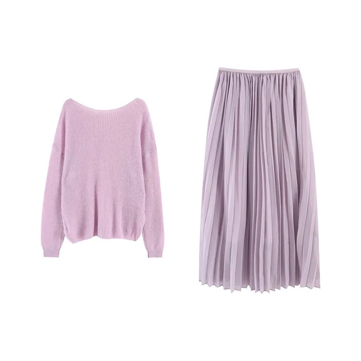 PZHK Two Piece Skirt Sets Women's-1