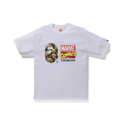 A BATHING APE X Marvel Camo Tee