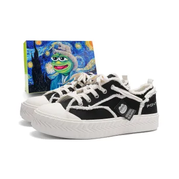 Pepe The Frog Low Top Canvas Shoes Unisex