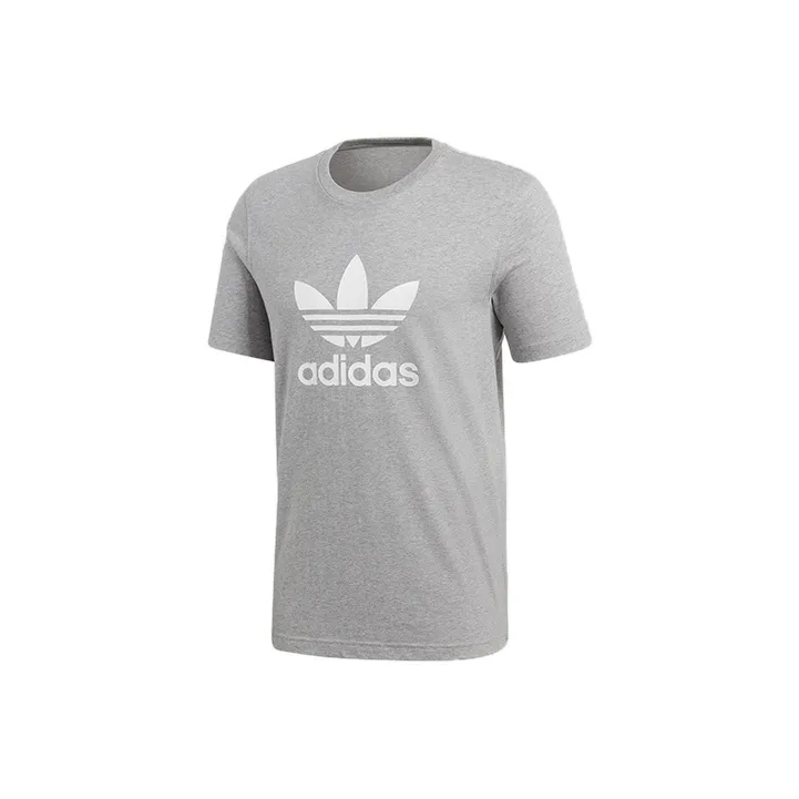 Adidas Originals T Shirt Men's Medium Heather Gray-0