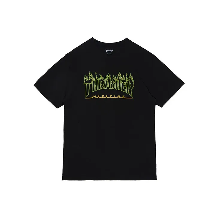 Thrasher T Shirt Japan Version Unisex Black-0