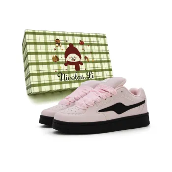 Nicolas.Li . Dopamine Dressing Collection Niche Design Low Top Skateboard Shoes Women's
