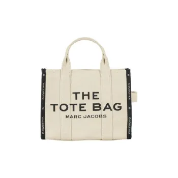MARC JACOBS Woven Jacquard Tote Bag, Shopping Bag, Shoulder Bag, Handbag Medium Size Women's Beige