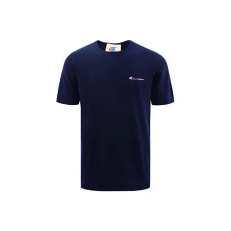 Champion T Shirt US Version Unisex Navy Blue-0
