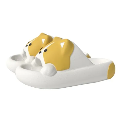 Yamada Hyakuju Slippers Yellow, Gray Black