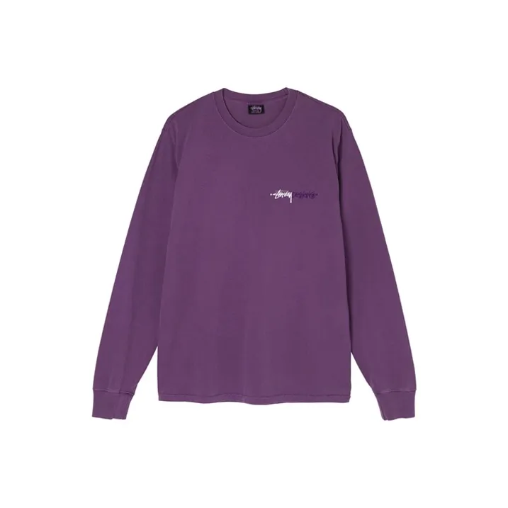 Stussy Positive Vibration Pigment Dyed L/S T shirt-6