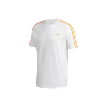 Adidas T Shirt Men's White/Signal Orange