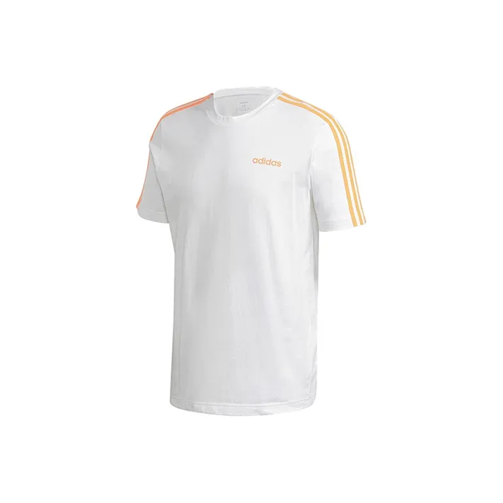 Adidas T Shirt Men's White/Signal Orange-0