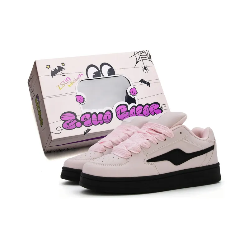 Z.SUO Cushioned Wear Resistant Lightweight Height Increasing Low Top Skateboard Shoes Men's-25