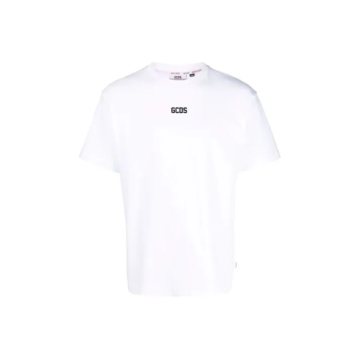 GCDS Logo Detailed Crewneck T Shirt-0