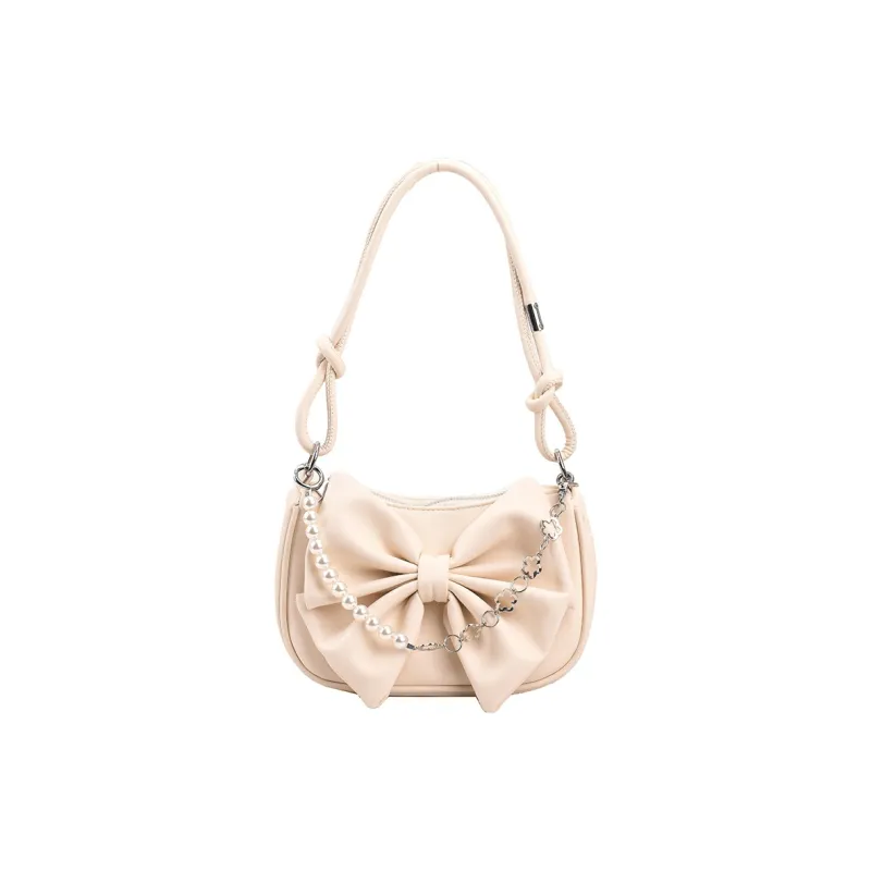 HCXK PU Shoulder Bag Regular Women's Ecru/Black/Yellow/Pink-0