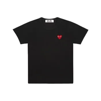 CDG Play Heart patch Cotton T shirt