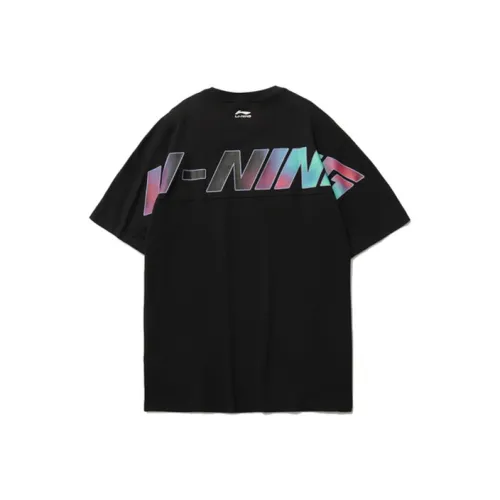 LINING Sports Fashion Collection T Shirts Men Black