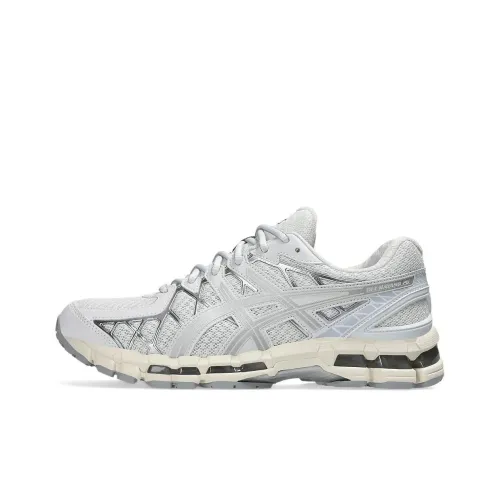 Asics Gel Kayano20 Slip Resistant And Breathable Low Top Running Shoes Unisex Silver White