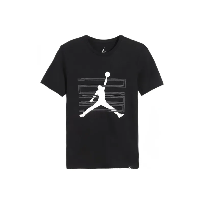 Jordan T Shirts Men Black-0