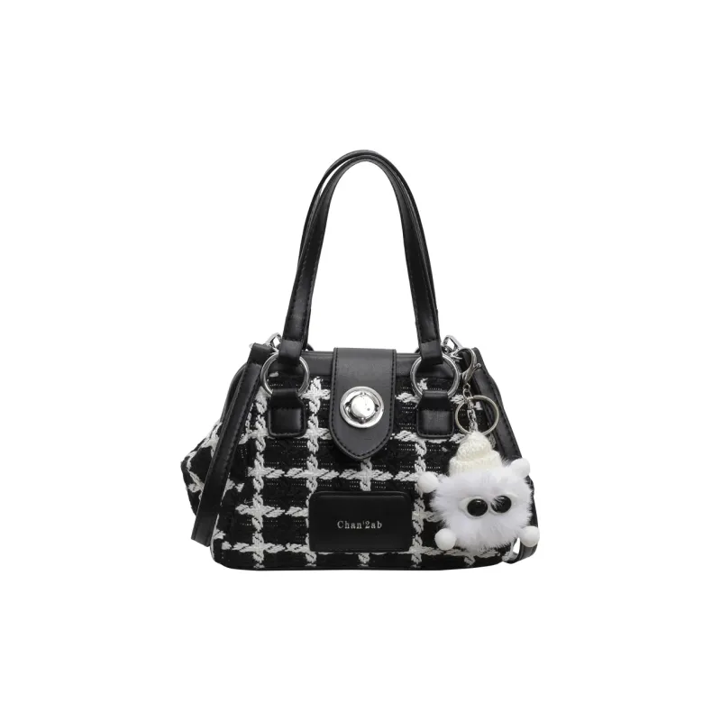 BGAY Suede Crossbody Handbag Regular Women's Coffee/Black/White/Dark Brown-0
