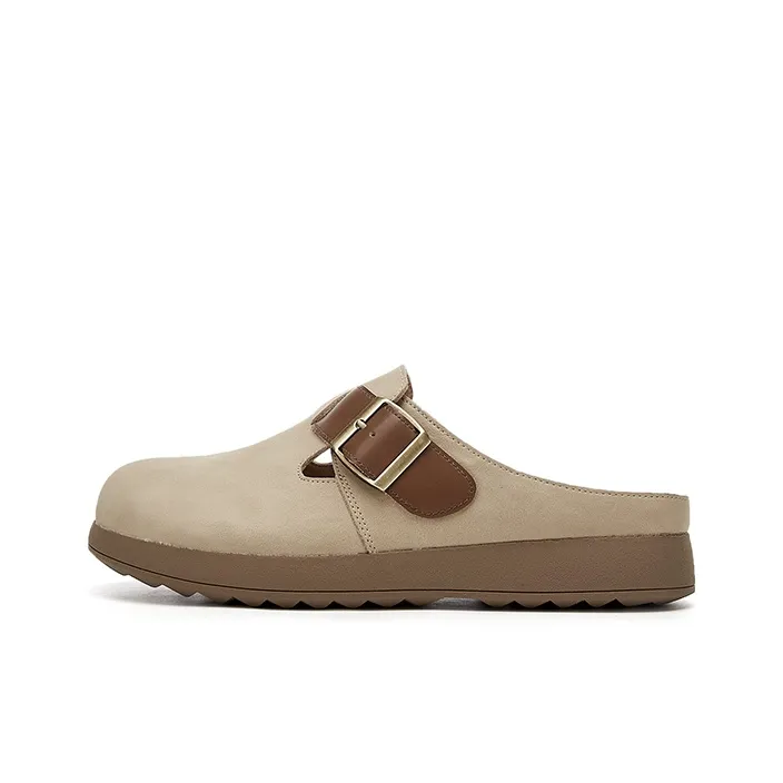 DAPHNE Rubber Sole Abrasion Resistant Wrap toe Slippers Women's-3