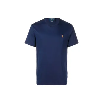 Polo Ralph Lauren Logo Embroidered Crewneck T Shirt