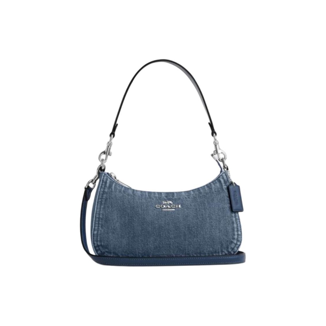 Coach Teri Shoulder Bag Blue - POIZON Coach Teri Shoulder Bag Blue - POIZON