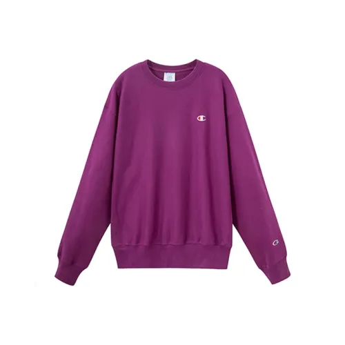 Champion Crew Neck Regular Sweatshirt US Version Unisex Rose Red