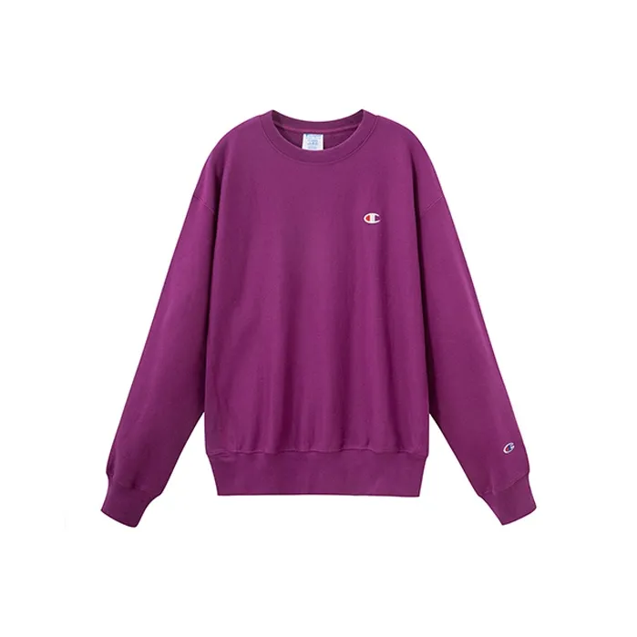 Champion Crew Neck Regular Sweatshirt US Version Unisex Rose Red-0