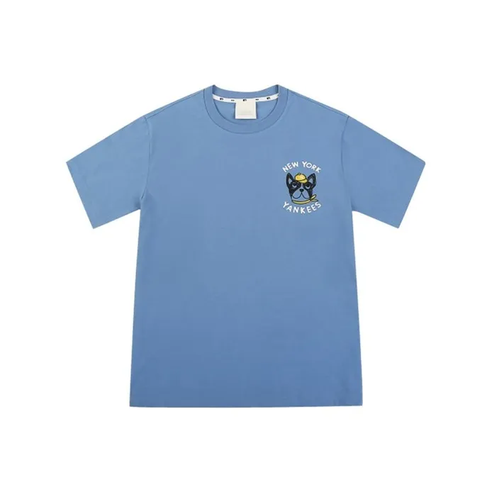 MLB New York Yankees T Shirt Unisex Sky Blue-0