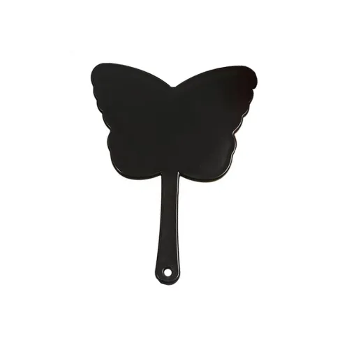 JOYTOUR Butterfly Shaped Handheld Mirror Pocket Mirror HD Plastic Controller Make up Tools