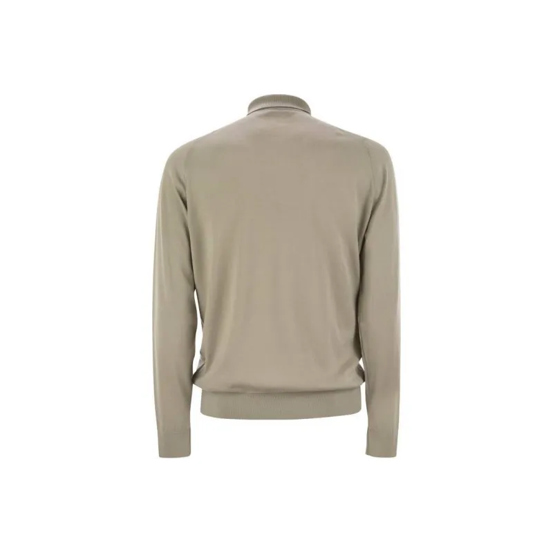 JOHN SMEDLEY Polo Shirt Men's Light Umber-1