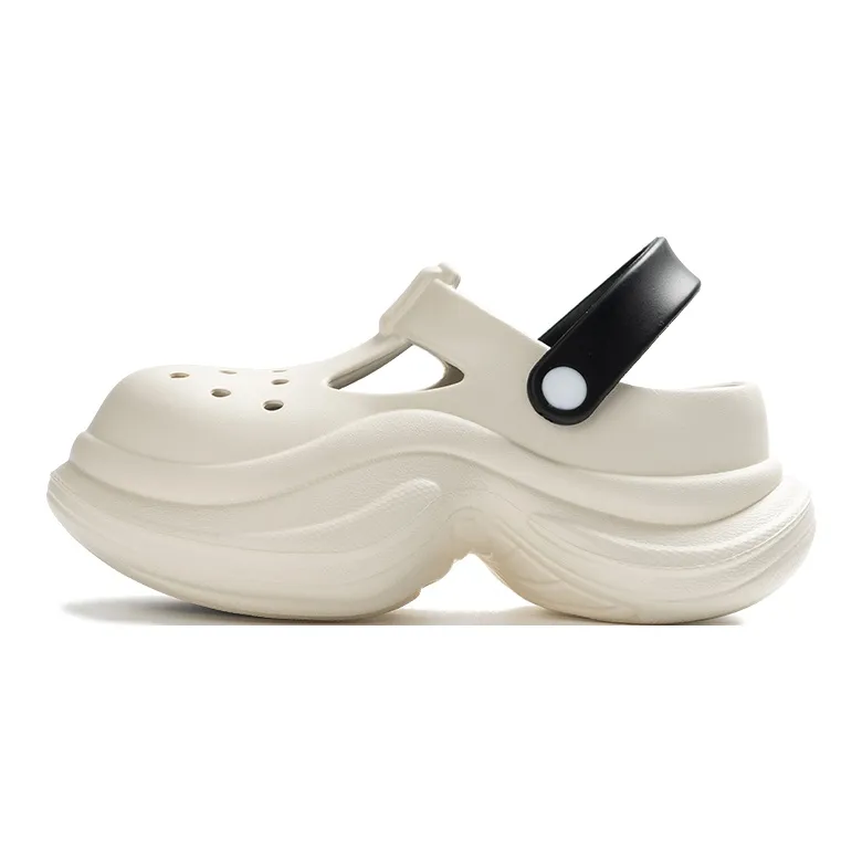 LATE TIME Summer Waterproof Fashion Versatile Anti Collision Closed Toe Slippers-8