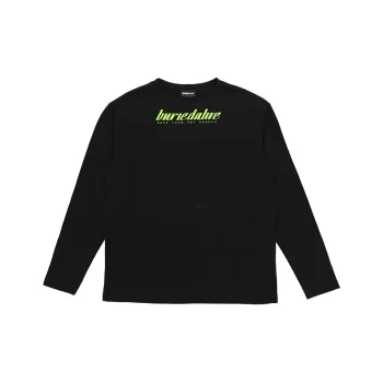 BURIEDALIVE Straight Long-Sleeved T-Shirt Unisex Black