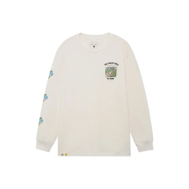 LiNing Skateboard T Shirt Men's White-0