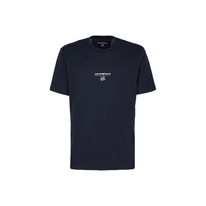 Emporio Armani X C.P.Company T-Shirts Men Navy-0
