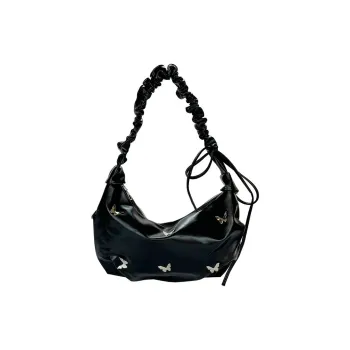 Dusen Kangaroo PU Crossbody Bag Regular Women's Brown/Black