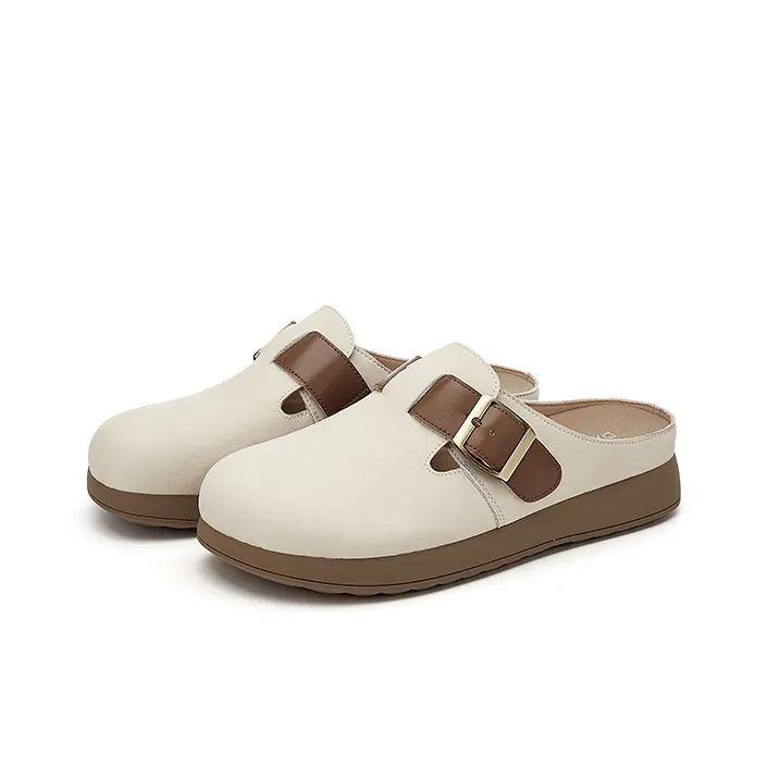 DAPHNE Rubber Sole Abrasion Resistant Wrap toe Slippers Women's-2