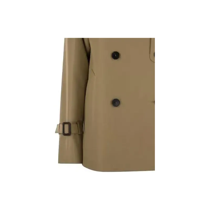 WEEKEND MaxMara Biglia Double Breasted Short Peacoat-4