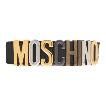 MOSCHINO Logo Lettering Belt