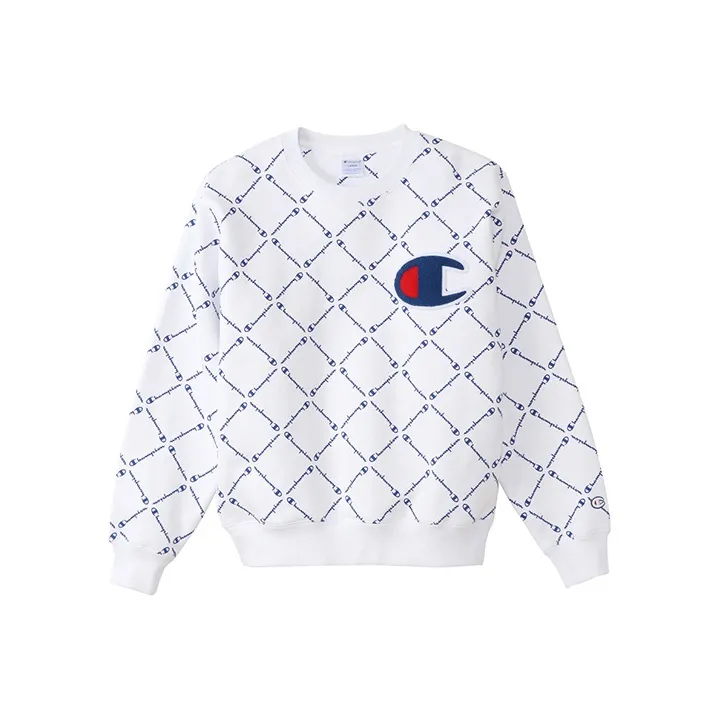 Champion Crew Neck Regular Sweatshirt Japan Version Men's White-0