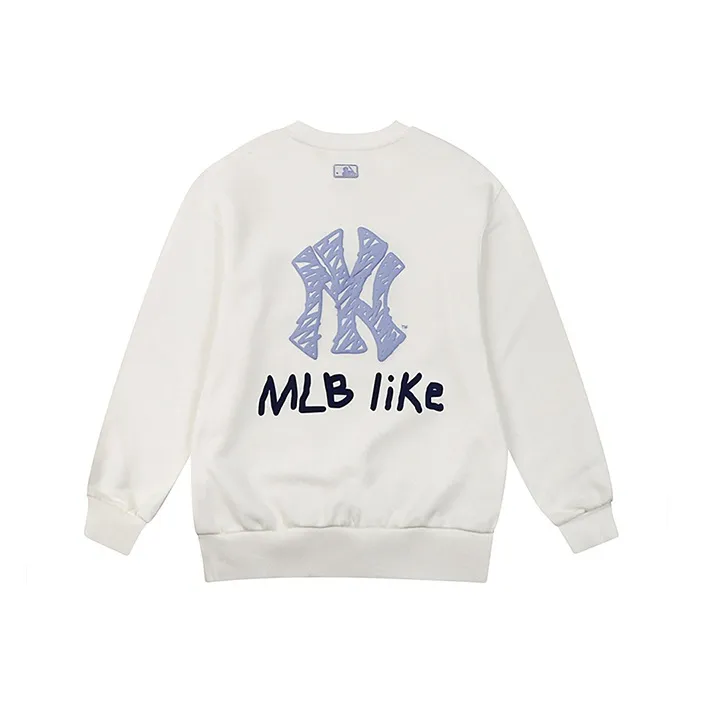 MLB Like Series Sweatshirts Unisex White-0