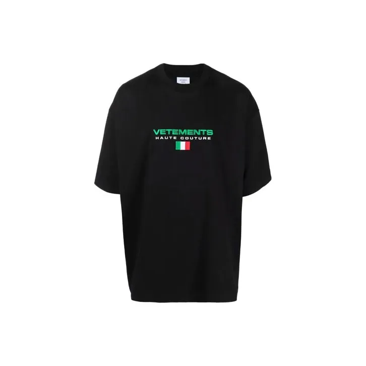 Vetements T Shirts Unisex Black-0