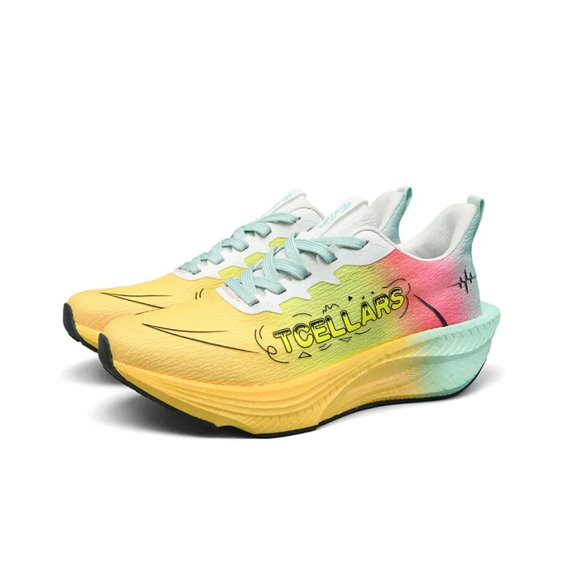 TCELLARS Cushioning Abrasion Resistant Lightweight Height Increasing Rebound Low Top Running Shoes Men's Exclusive Box-25