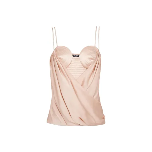 BALMAIN Draped Tank Top