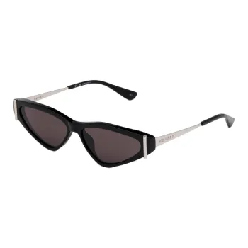 Alexander McQueen Acetate Metal Recycled Acetate Cat Eye Sunglasses Women's Black