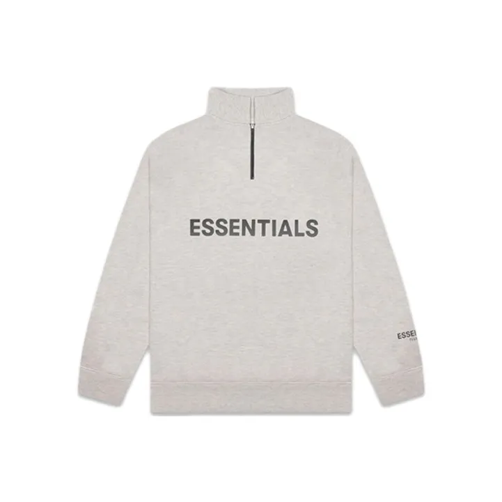 Fear Of God Essentials Half Zip Pullover Sweater-0
