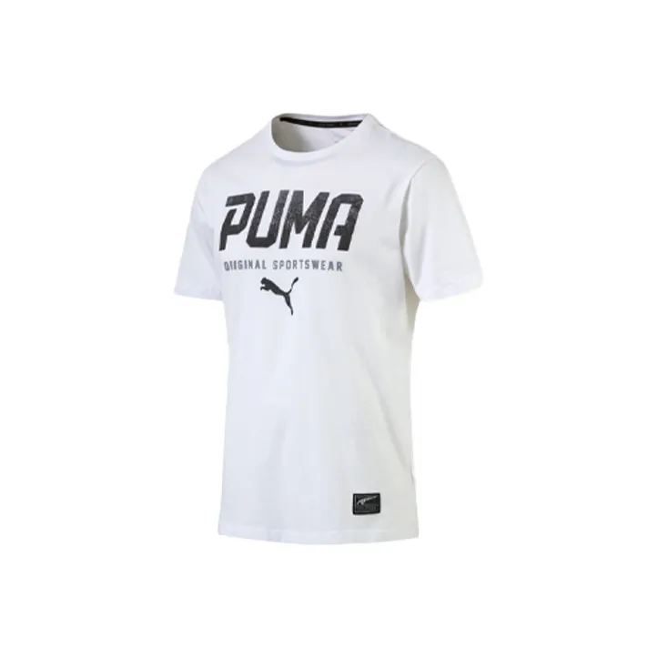 PUMA STYLE TEC T Shirt Men's White-0