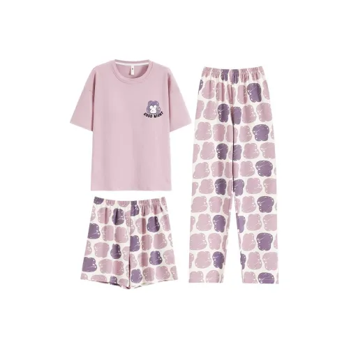 DanceBees Pajama Set Women's Purple