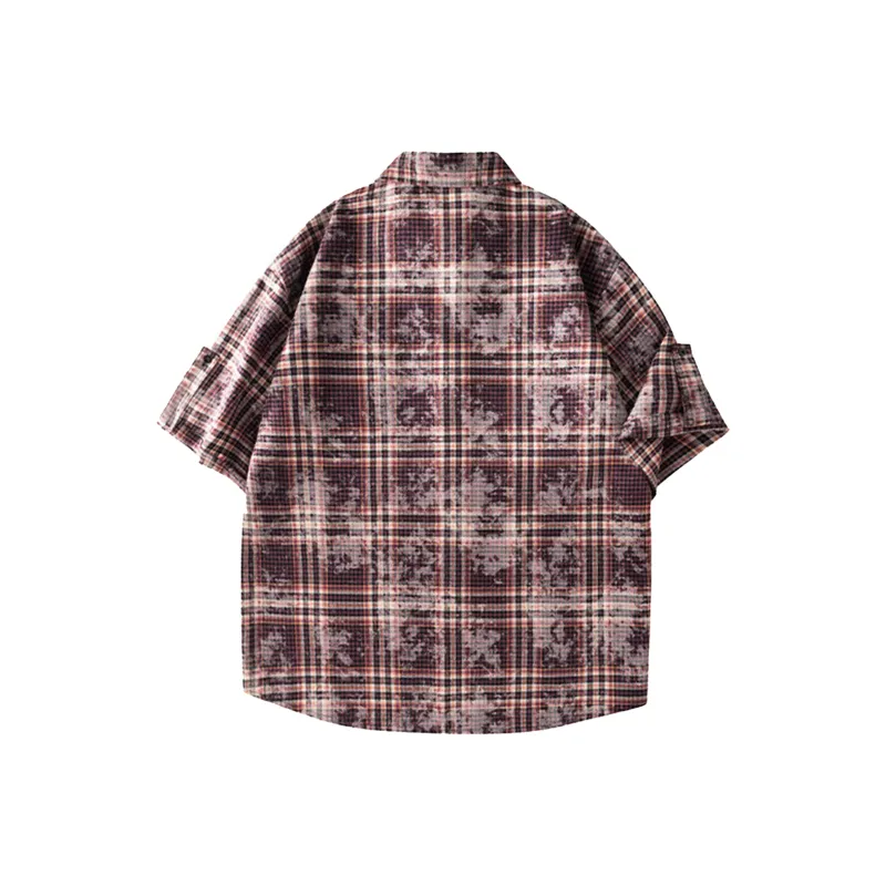 ACUOD BY CHANU Premium Versatile Lapel Plaid Shirt Coat Unisex-1