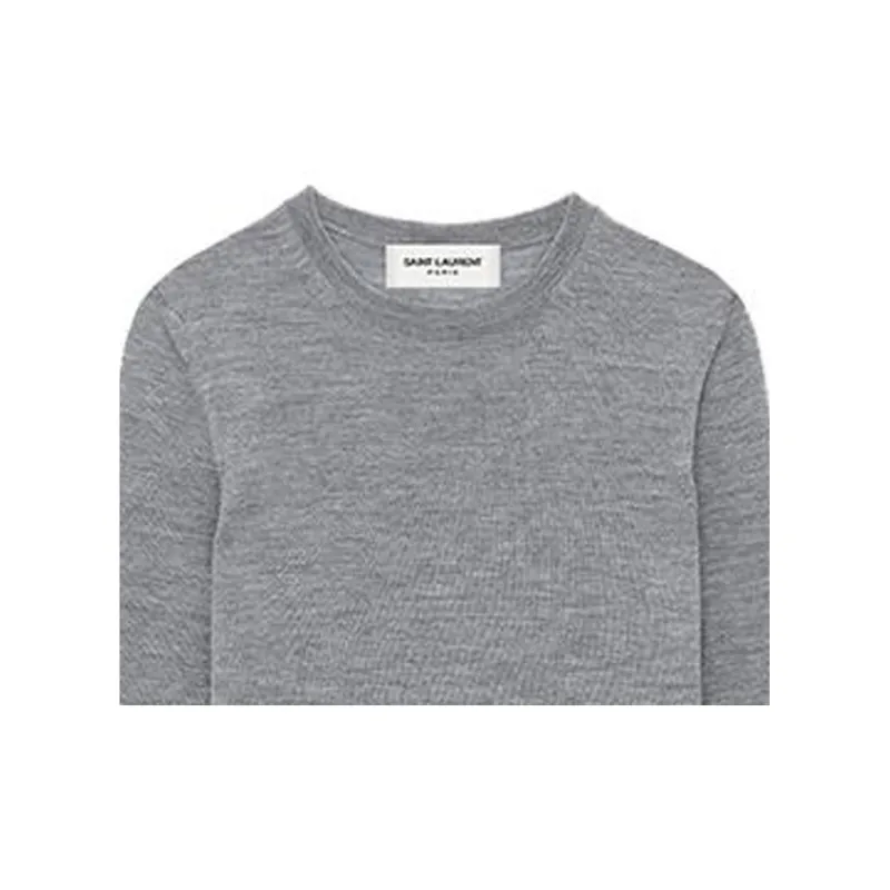 SAINT LAURENT Crewneck Knitted Jumper-5