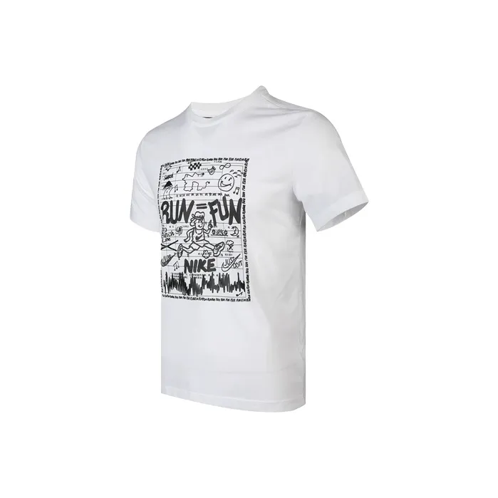 Nike T Shirts Men White-0