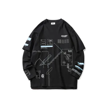 Guuka Long Sleeved T Shirt Unisex Black